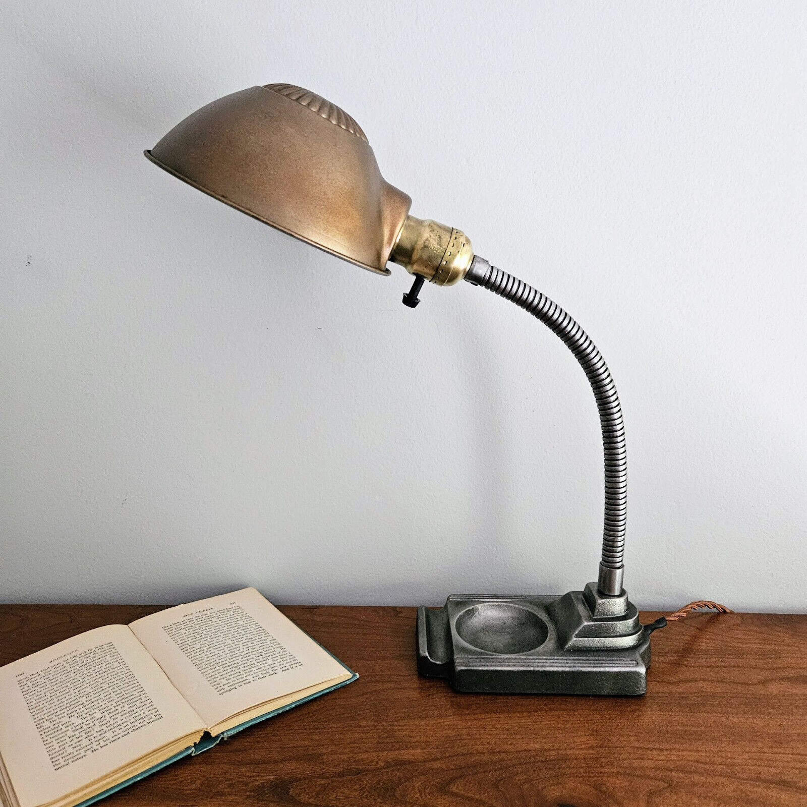 Vintage Desk Lamp. Industrial Desk Lamp. Steampunk Desk Lamp. Antique Desk Lamp.