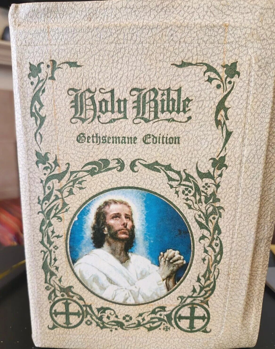HOLY BIBLE, Antique Collectible Rare GETHSEMANE ed 1946-48 Great Cdtn, BEAUTIFUL