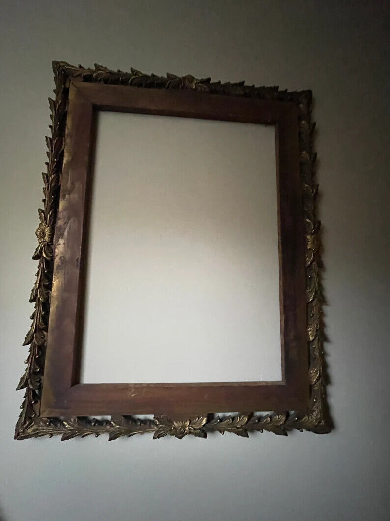 Antique Unique Design Empty Wood Frame Wall Art