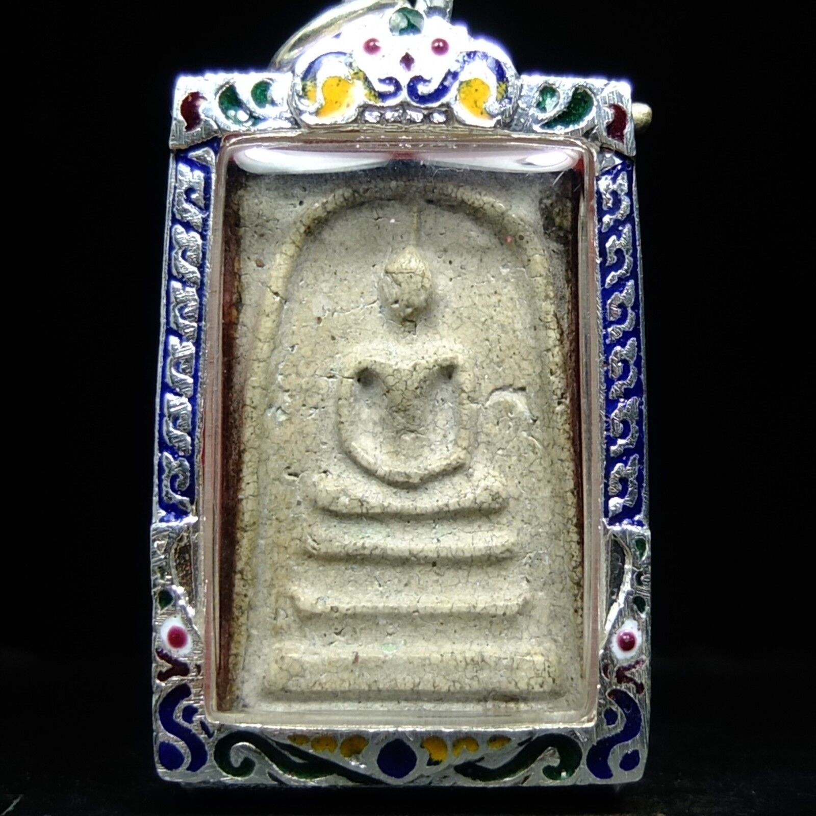 Rare Phra Somdej Toh Wat Rakhang Buddha ,Phim Yai ,Real Silver casing.