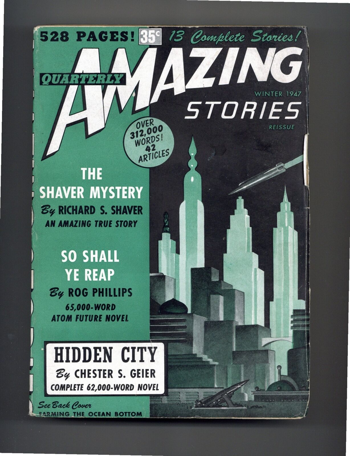 Amazing Stories Quarterly Reissue Collected Pulp 1947WINTER VG/FN 5.0