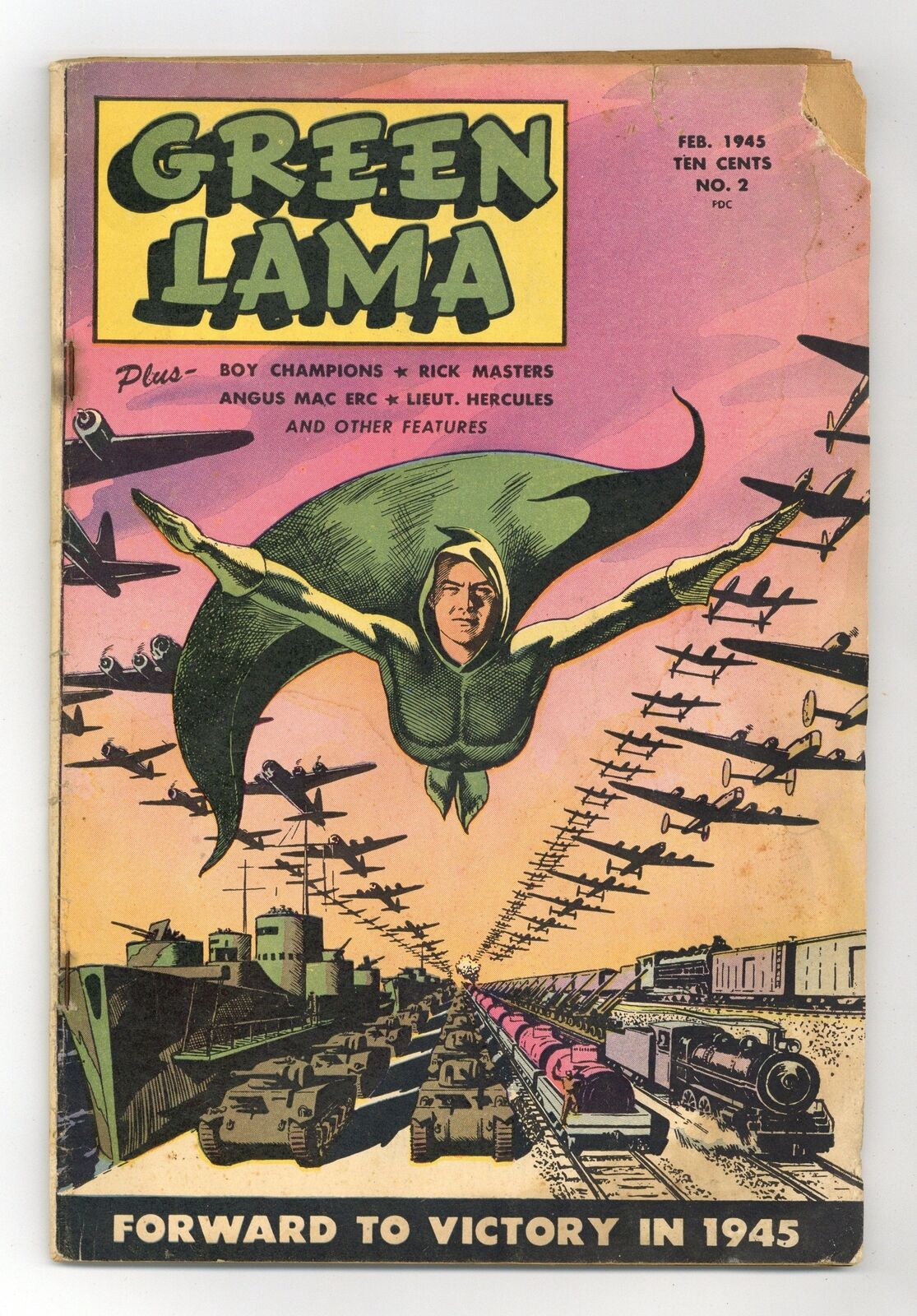 Green Lama #2 FR/GD 1.5 1945