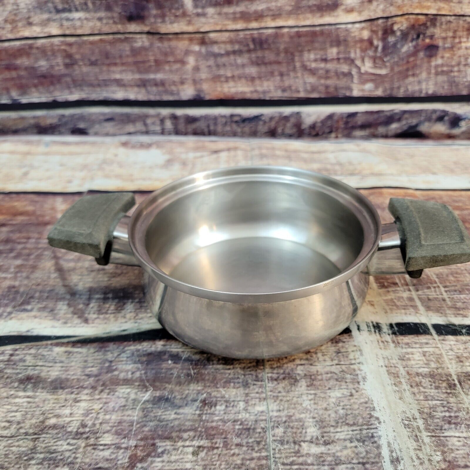Vintage Royal Queen 6.5” Pot Pan Cookware Stainless Steel No Lid USA