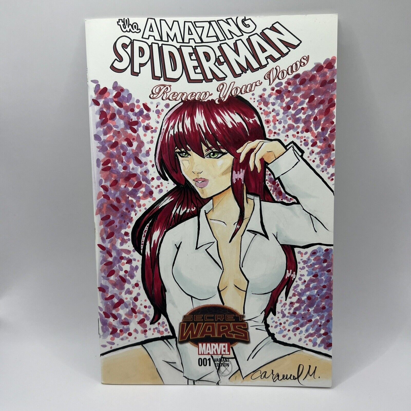 Amazing Spider-Man Renew Your Vows #1 Sign And Sketched By Caramel Macchiato