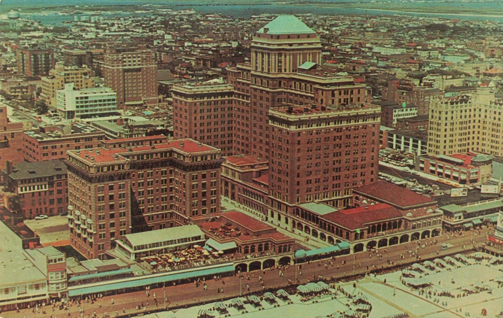 Atlantic City NJ, Chalfonte-Haddon Hall Hotel, Advertising, Vintage Postcard
