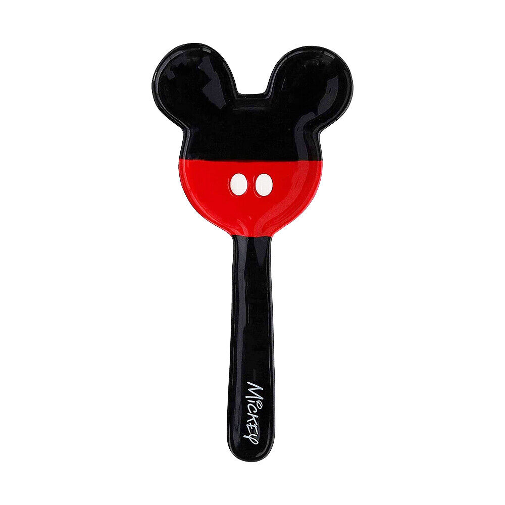 Disney Mickey Mouse Figural Spoon Rest Ceramic Utensil Holder Decor 10” Long