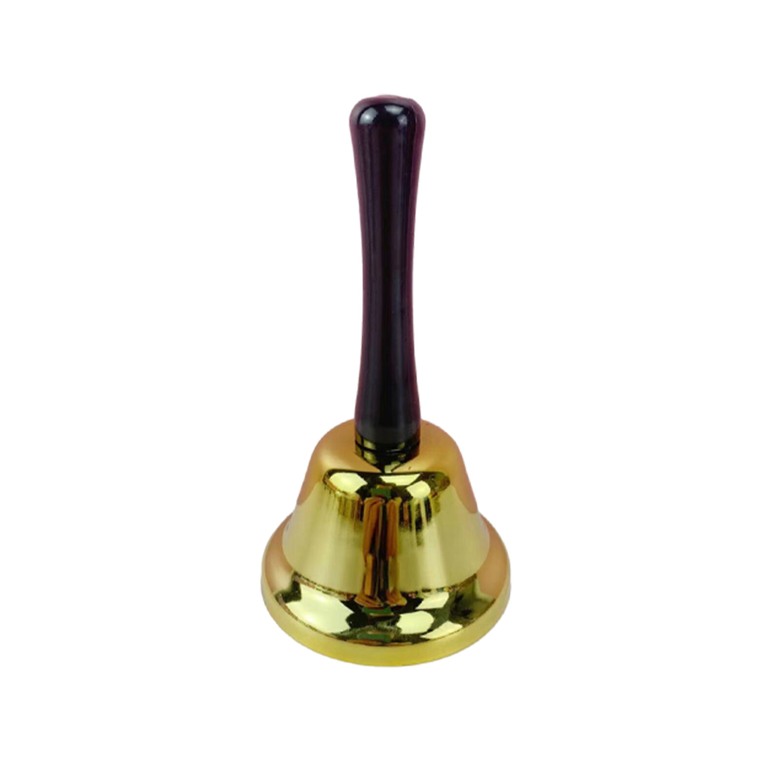 Hand Bell with Handle Elegant Super Loud Metal Hand Bell Service Bell
