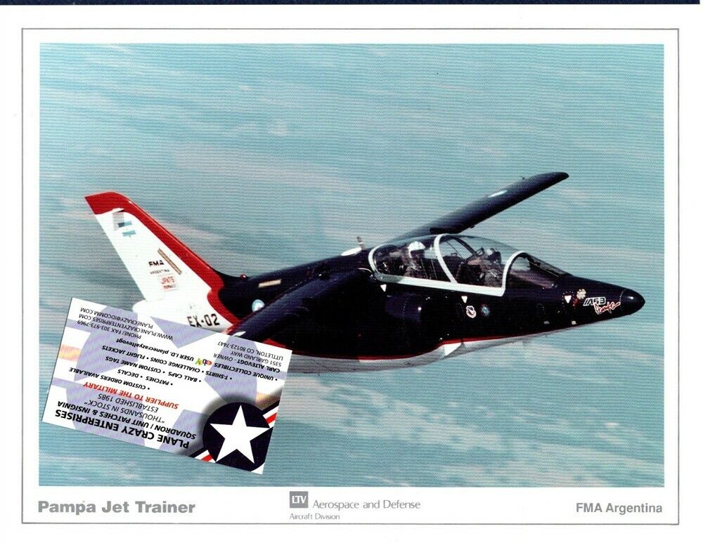 LTV Aerospace PAMPA JET FMA Argentina USAF USN JPATS Squadron Promotional Photo