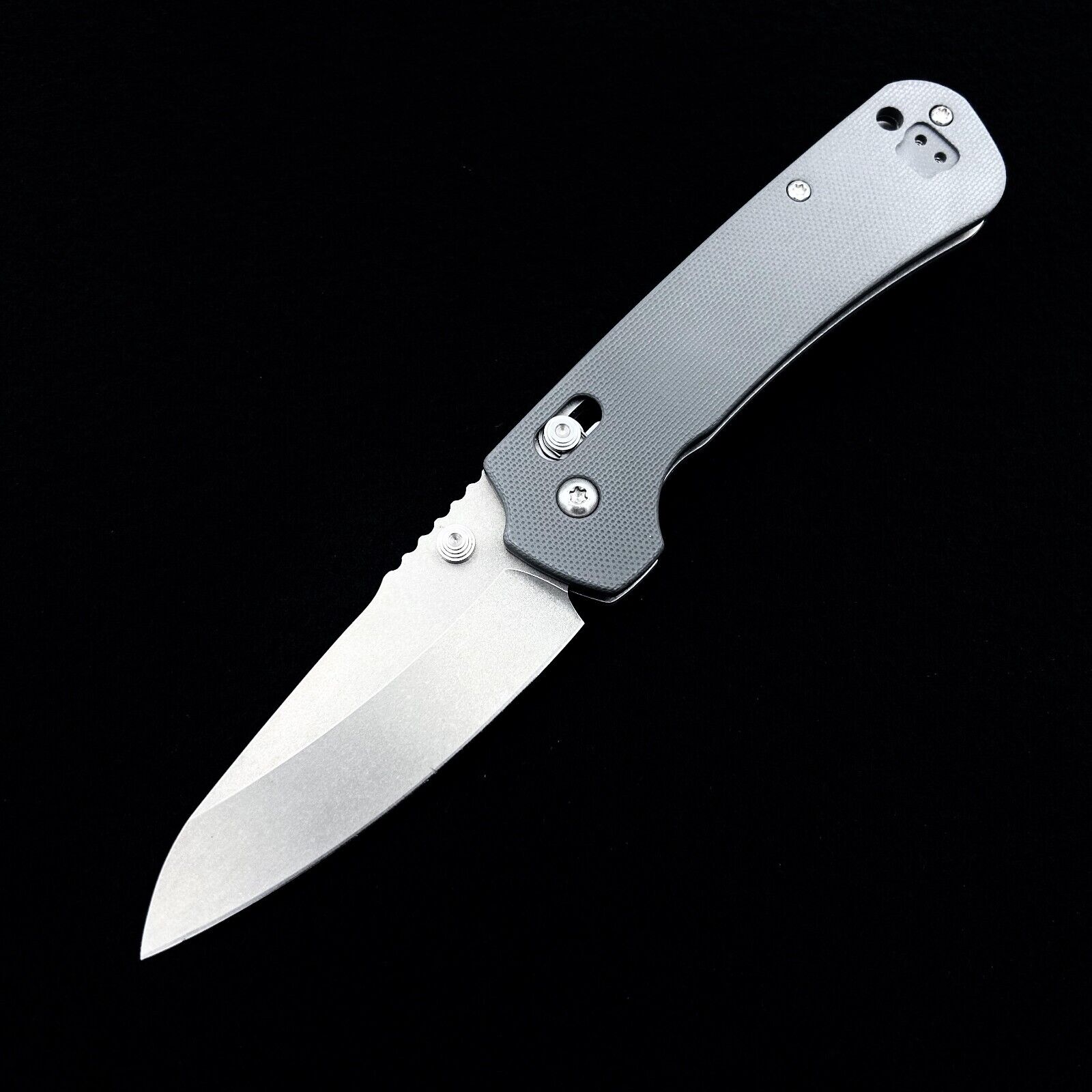 Massdrop x Schwarz Perpetua EDC Folding Knife USA made Nitro-V Blade Steel