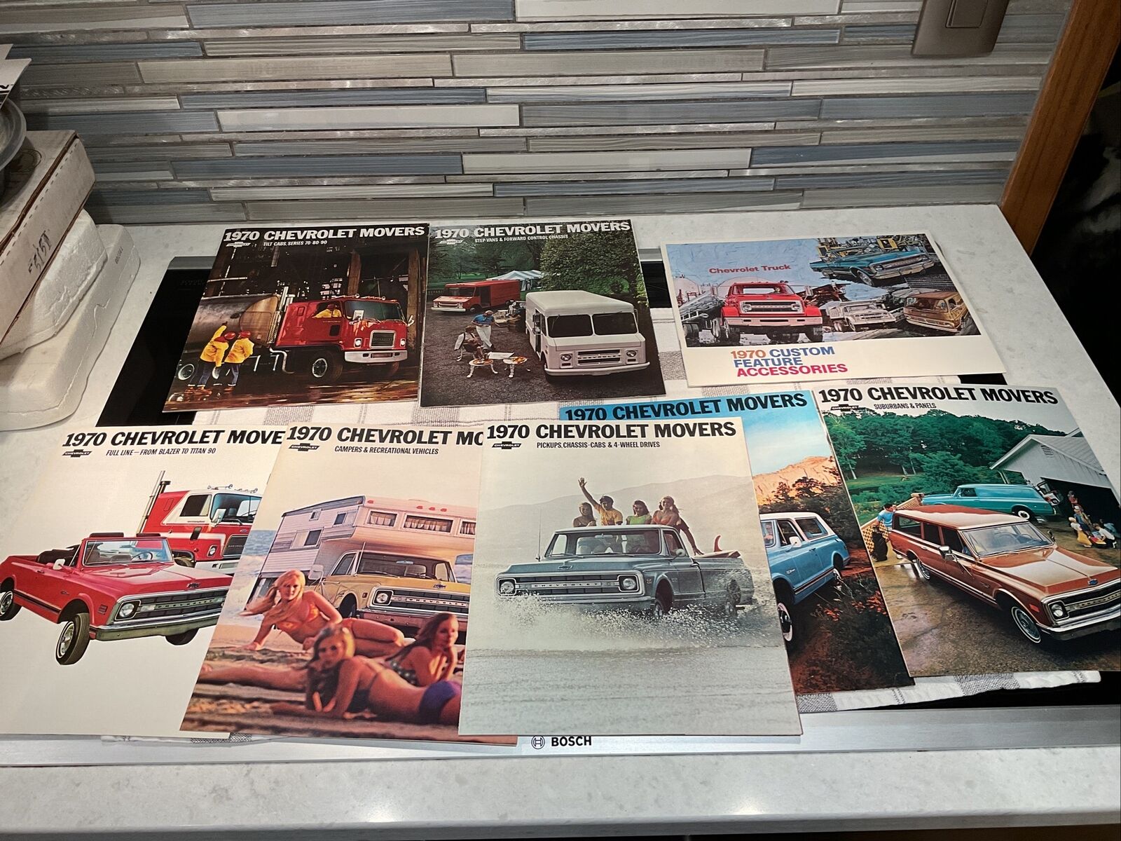 1970 Chevrolet Movers Trucks Brochures Original