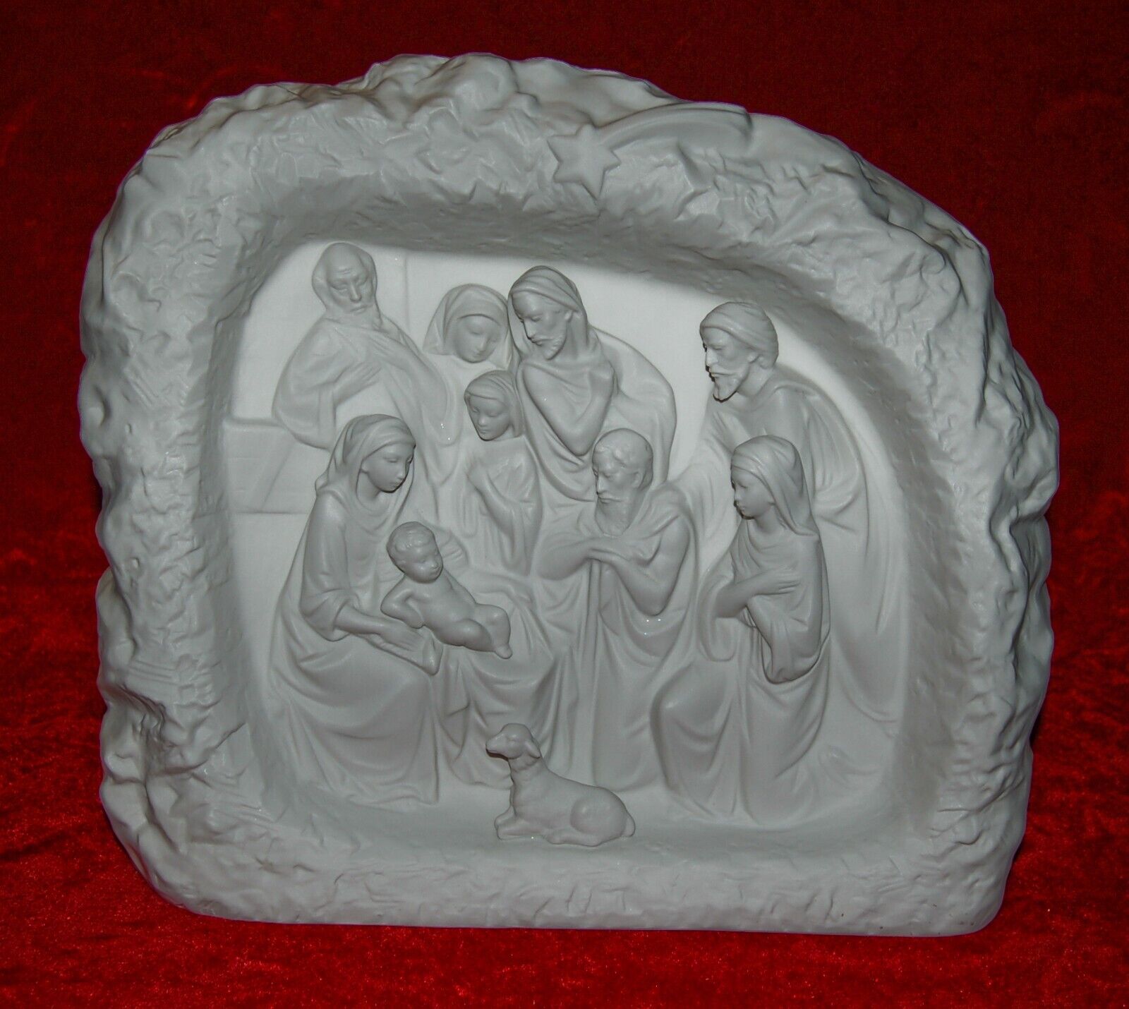 LLADRO Porcelain NATIVITY BAS RELIEF #15281 1985 Made in Spain LARGE VERY RARE