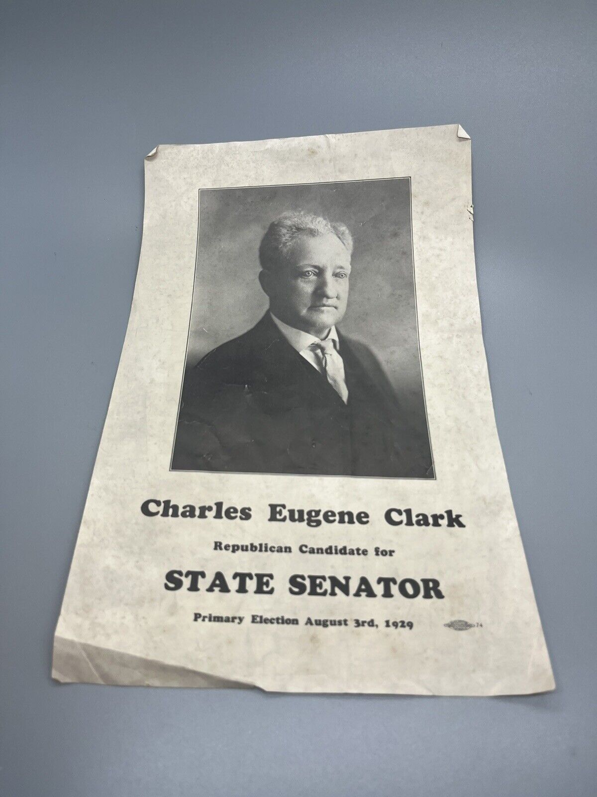 Charles Eugene Clark State Senator Iowa 1929 historic cool