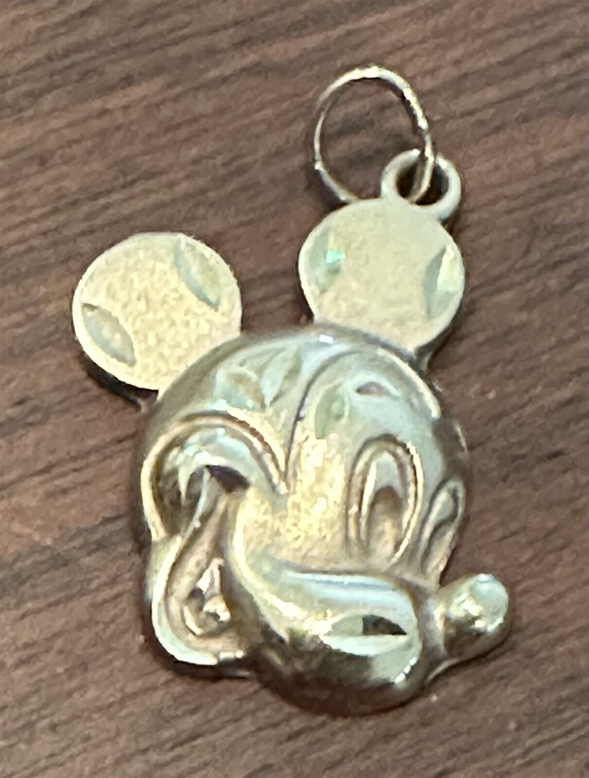 Disney MICKEY HEAD CHARM Solid 14k GOLD Mint