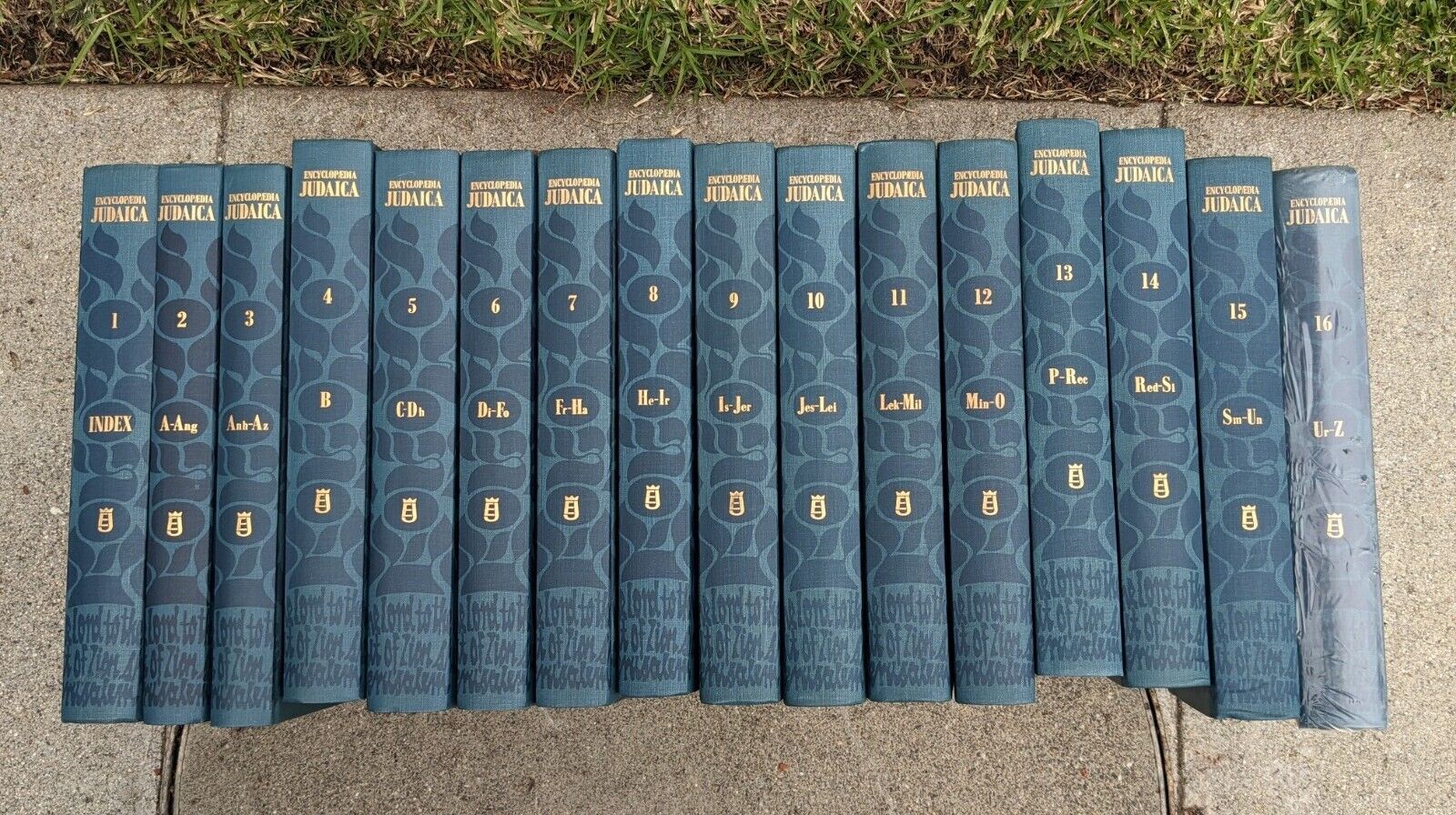 ENCYCLOPEDIA JUDAICA 16 Volume Complete Set 1972 Keter Publishing 1973 2nd Ed