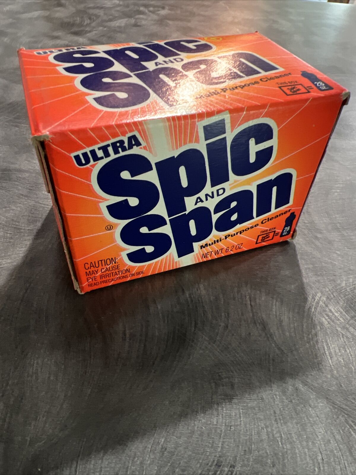 Vtg 1991 NOS SEALED Spic and Span Ultra Powder Cleaner Makes 28 ounces