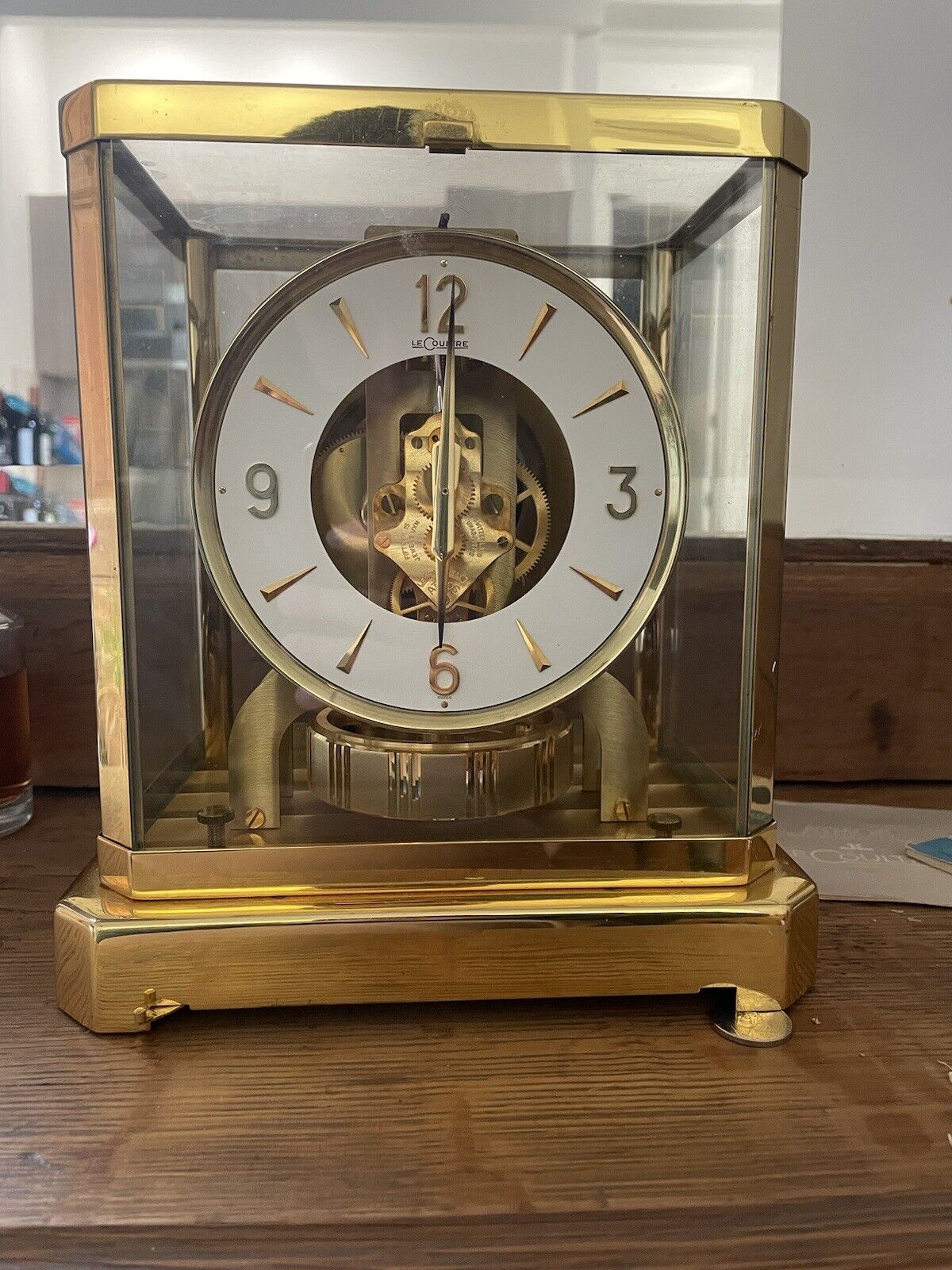 jaeger lecoultre atmos clock Working Perfectly