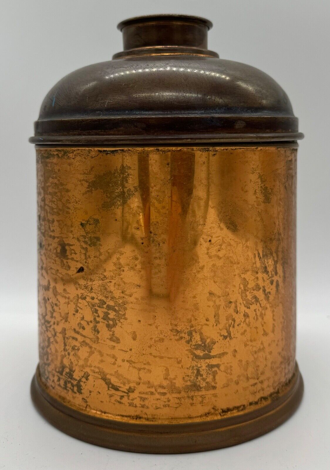 VINTAGE Copper, Brass &Tin Rumidor Tobacco Humidor/Canister RARE 1900's Piece