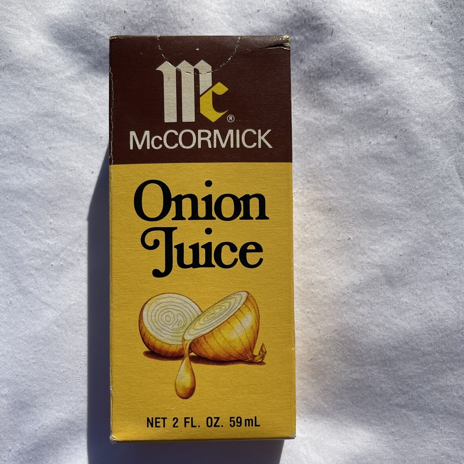 Vintage McCormick Spice Onion Juice In Original Unopened Packaging Sealed