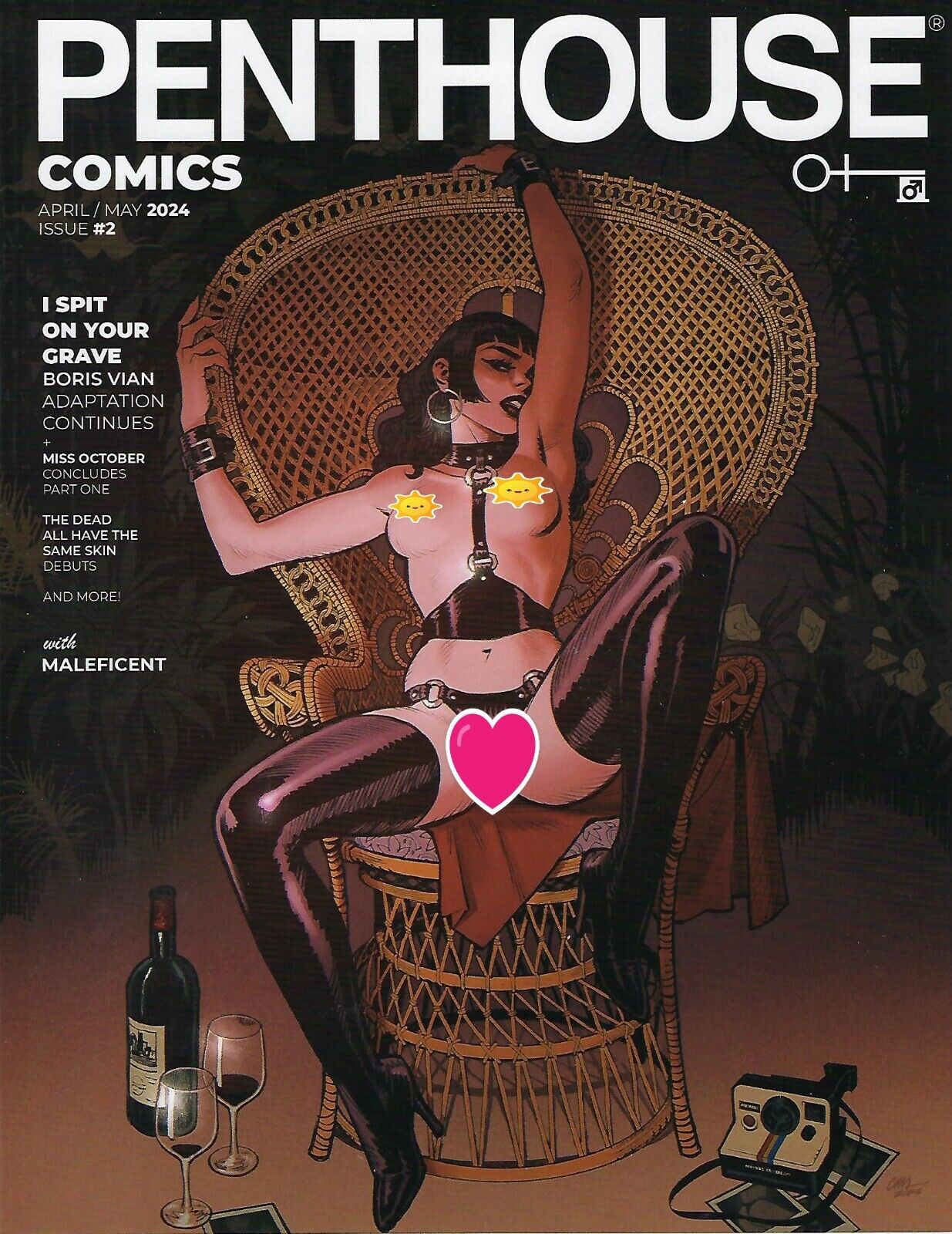 PENTHOUSE COMICS #2 Cameron Stewart  Poly Bagged Topless Cover    NM