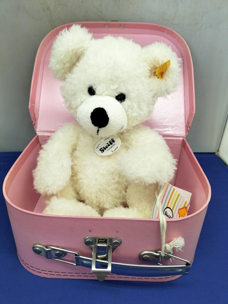 Plush Steiff Lotte Teddy In Suitcase Bear from Japan