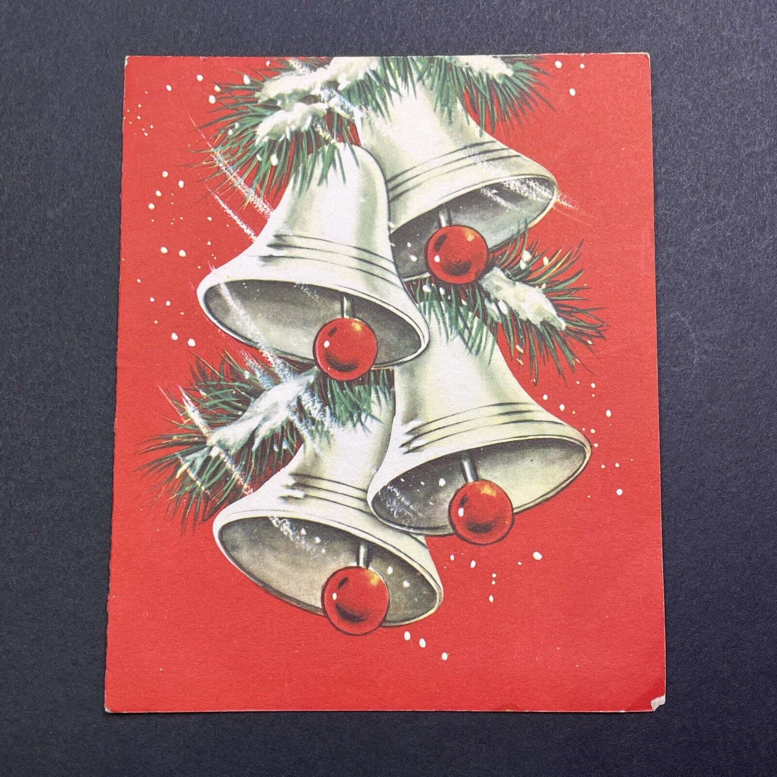 Antique 1910s UNUSED Christmas Postcard Greeting Card Roy Craft V2568