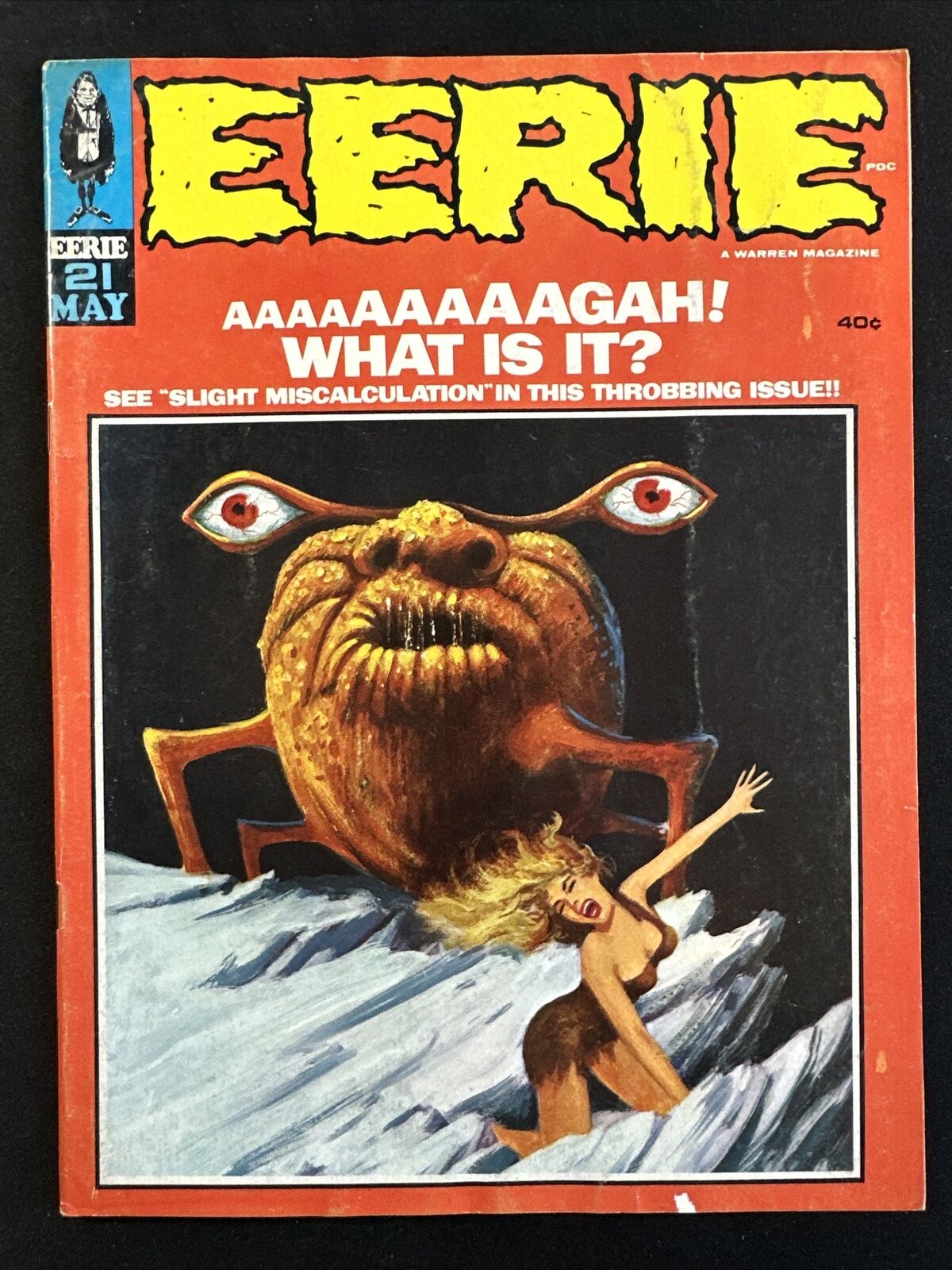 EERIE #21 Warren Horror Magazine Comic Book Silver Age 1st Print 1969 VG/Fine