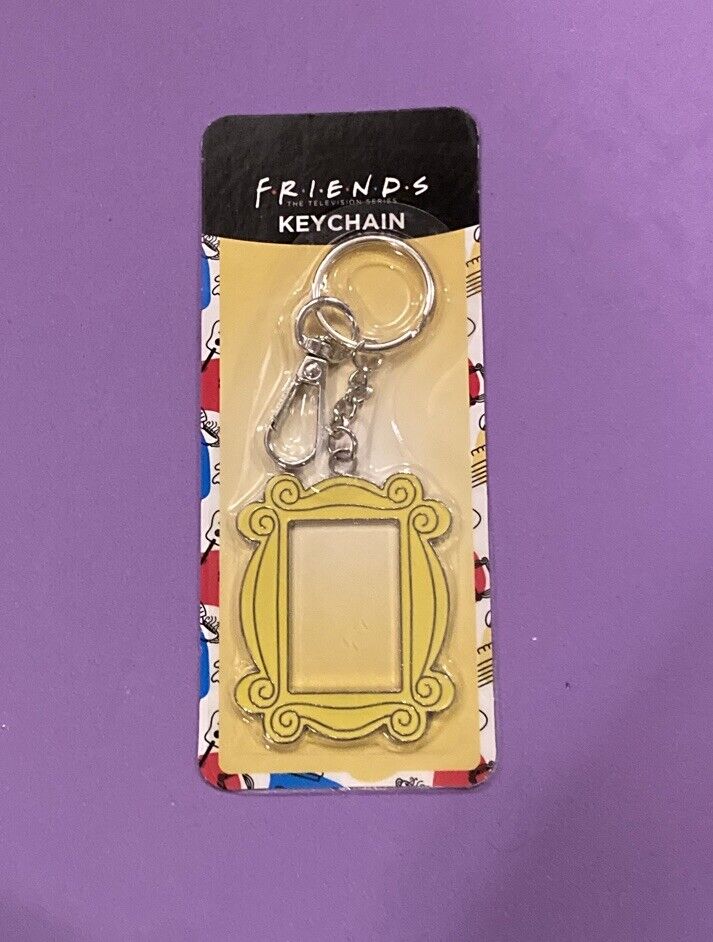 NEW Friends The TV Show Metal Photo Frame Keychain & Bag Clip Exclusive