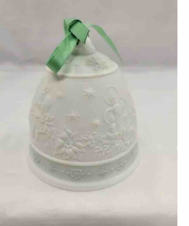White Porcelain LLADRO CHRISTMAS BELL 1992 - LLADRO - 15913 Limited Edition