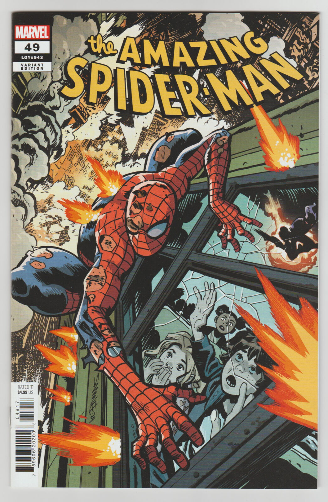Amazing Spider-Man #49 (2024) VF/NM 1:25 Samnee Variant Marvel Comics