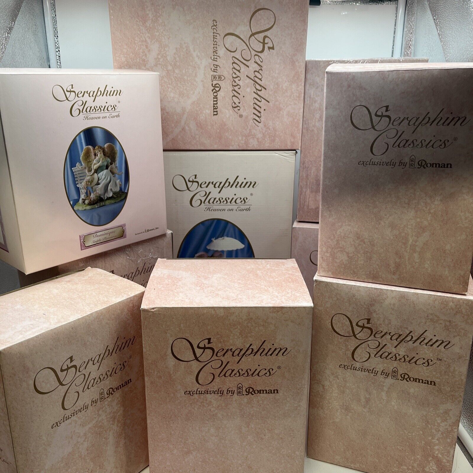 Seraphim Angel Lot (10) Exclusively By Roman Heaven On Earth-All Original Boxes