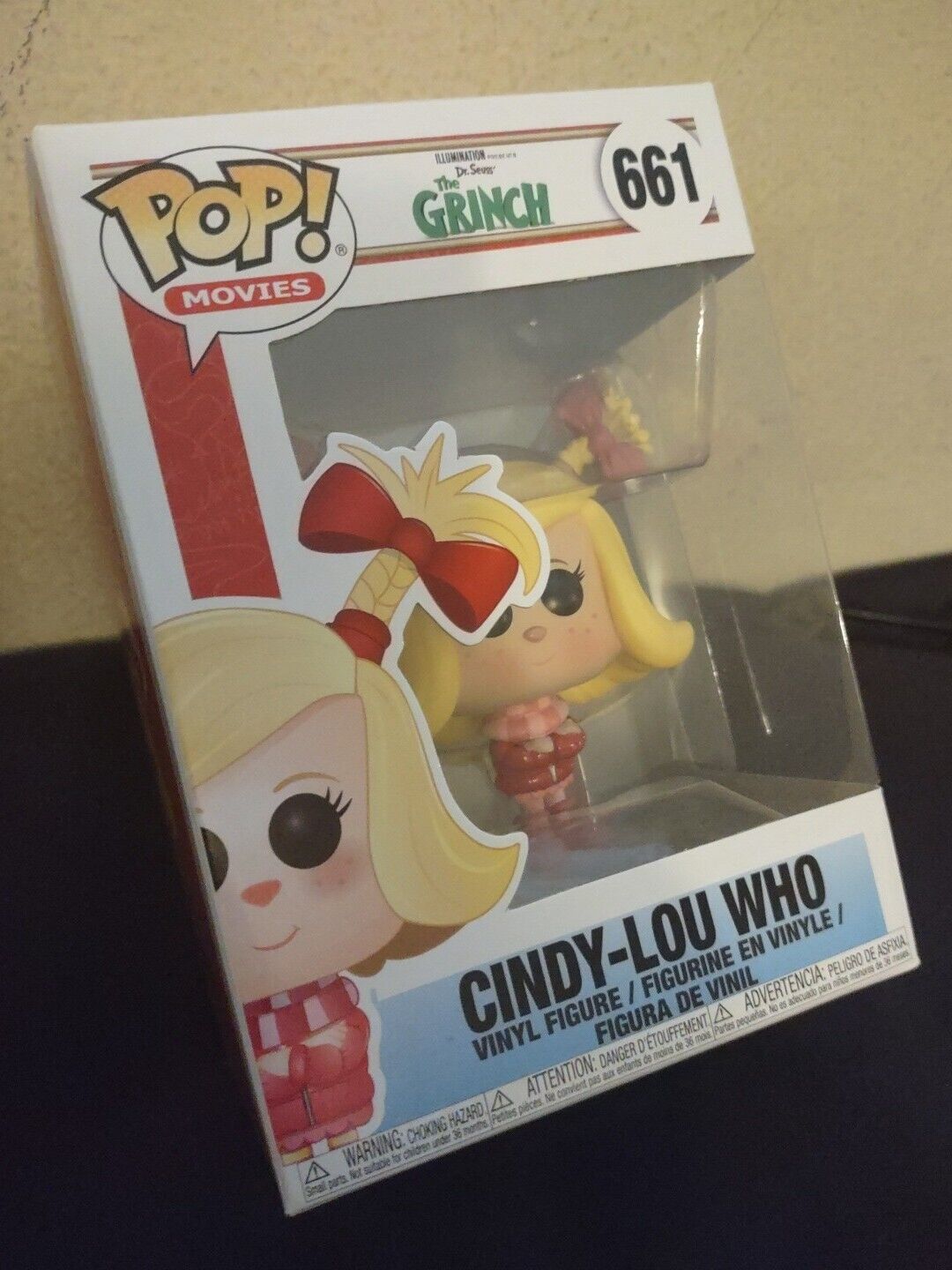 BrandNew Cindy-Lou Who Figure- Funko Pop Grinch #661 COLLECTORs😸Free $hiPPinG 