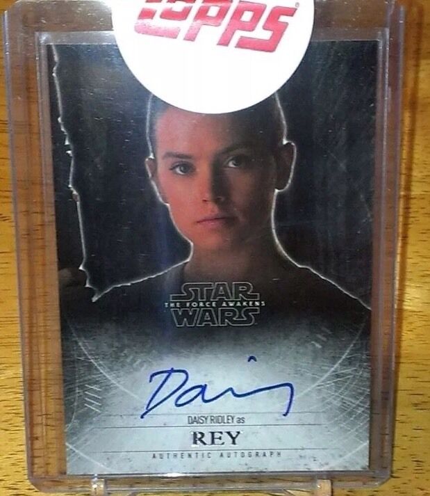 2015 - Topps Star Wars The Force Awakens SERIES 1 Auto - Daisy Ridley