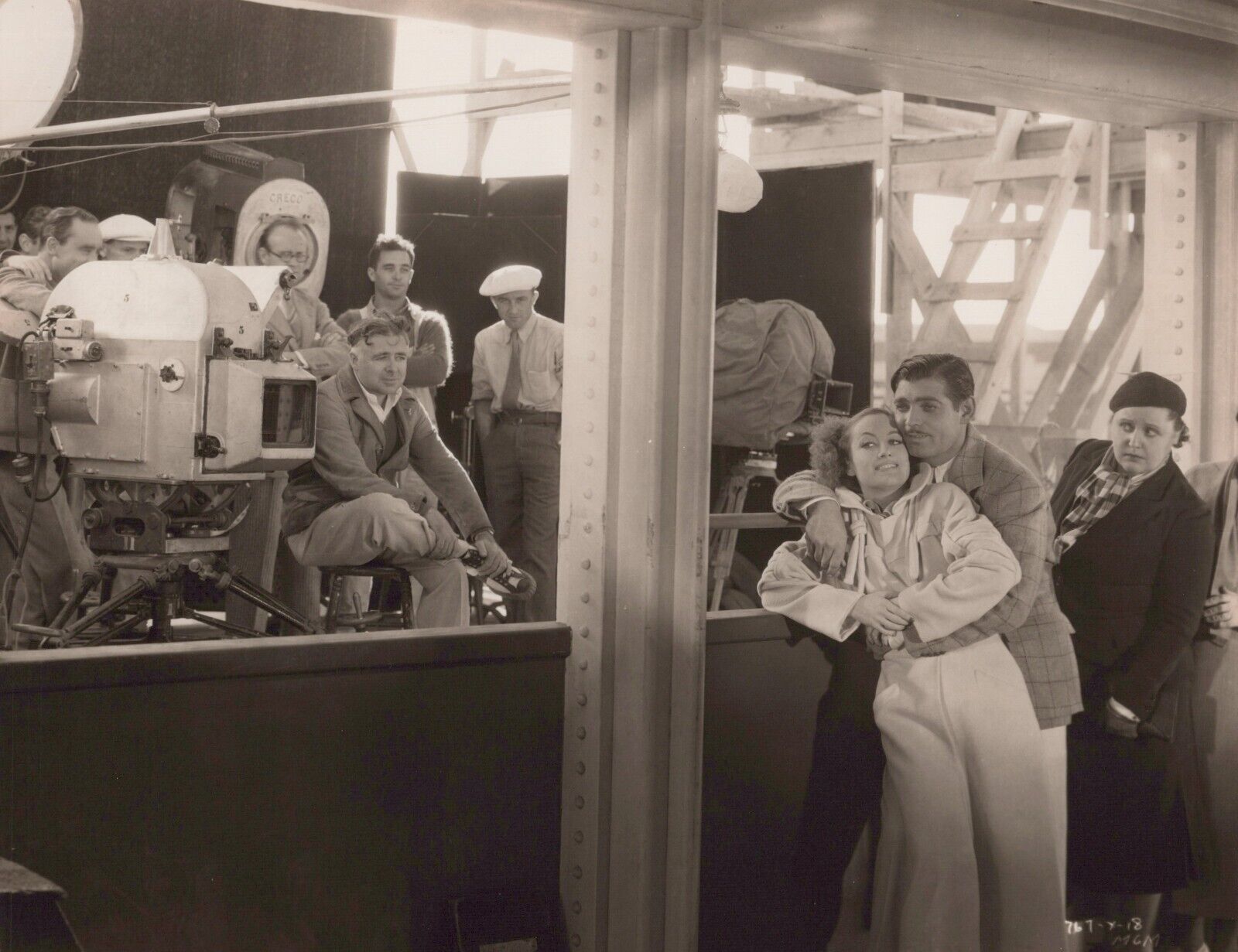 HOLLYWOOD BEAUTY JOAN CRAWFORD + CLARK GABLE STUNNING PORTRAIT 1950s Photo C33