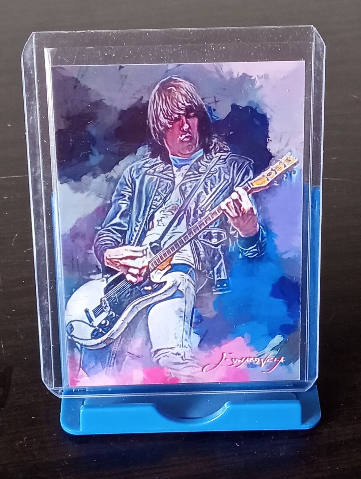 F25 Johnny Ramone #1 - ACEO Art Card Signed by Artist 48/50