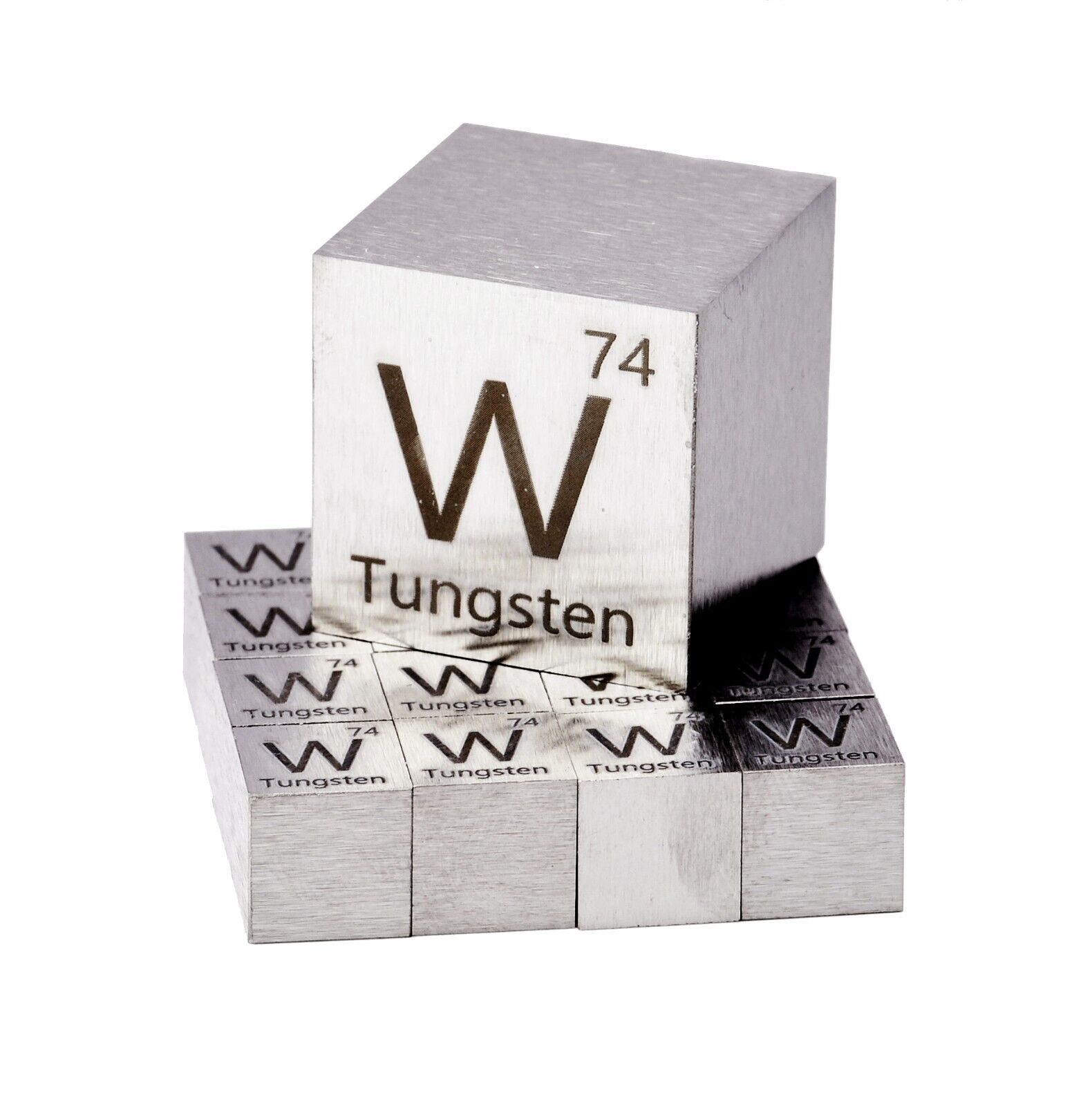 Tungsten Metal 10mm Density Cube 99.95% for Element Collection USA SHIPPING