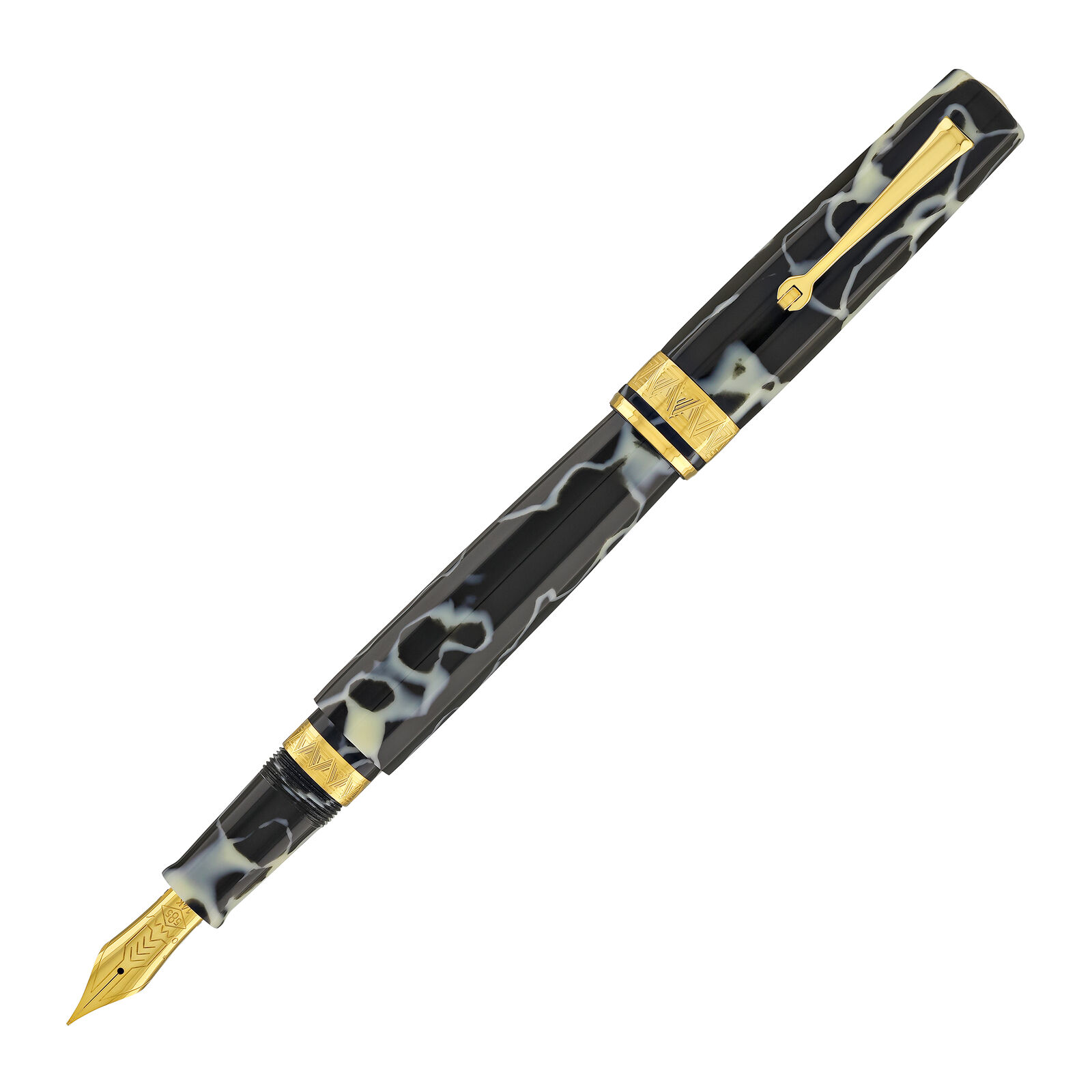 Omas Paragon Fountain Pen in Wild with Gold Trim - Medium Point - NEW in Box