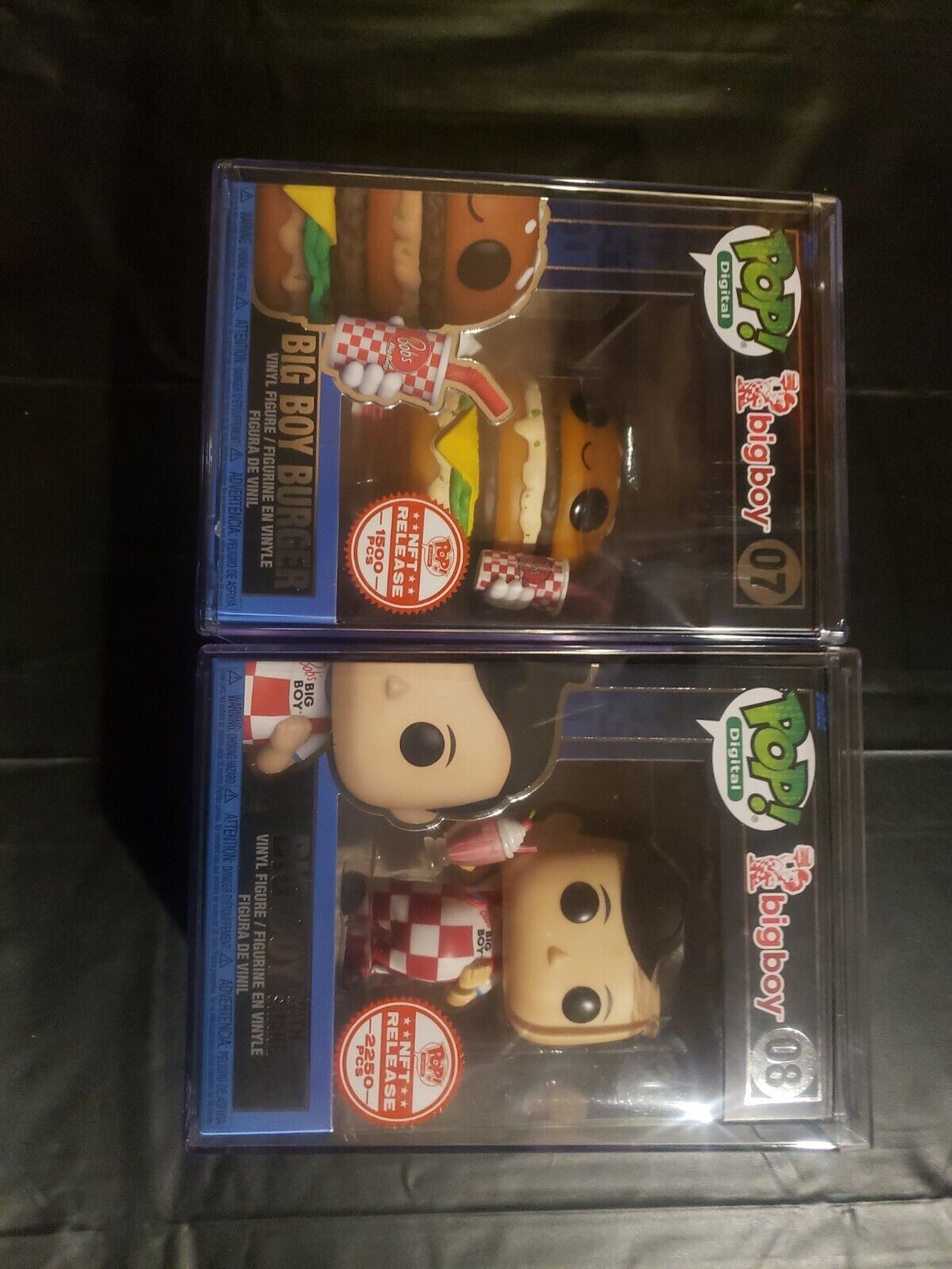 Big Boy Funko Lot #7 And #8 With Hard Cases