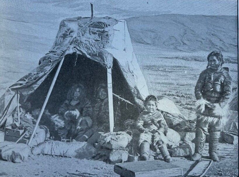 1896 Arctic Highlanders Granville Bay Cape York Disco Waigat Channel illustrated