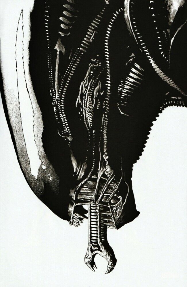 Alien #1 Cover D Previews Exclusive Travis Charest Inks Virgin Diamond 40th Anni