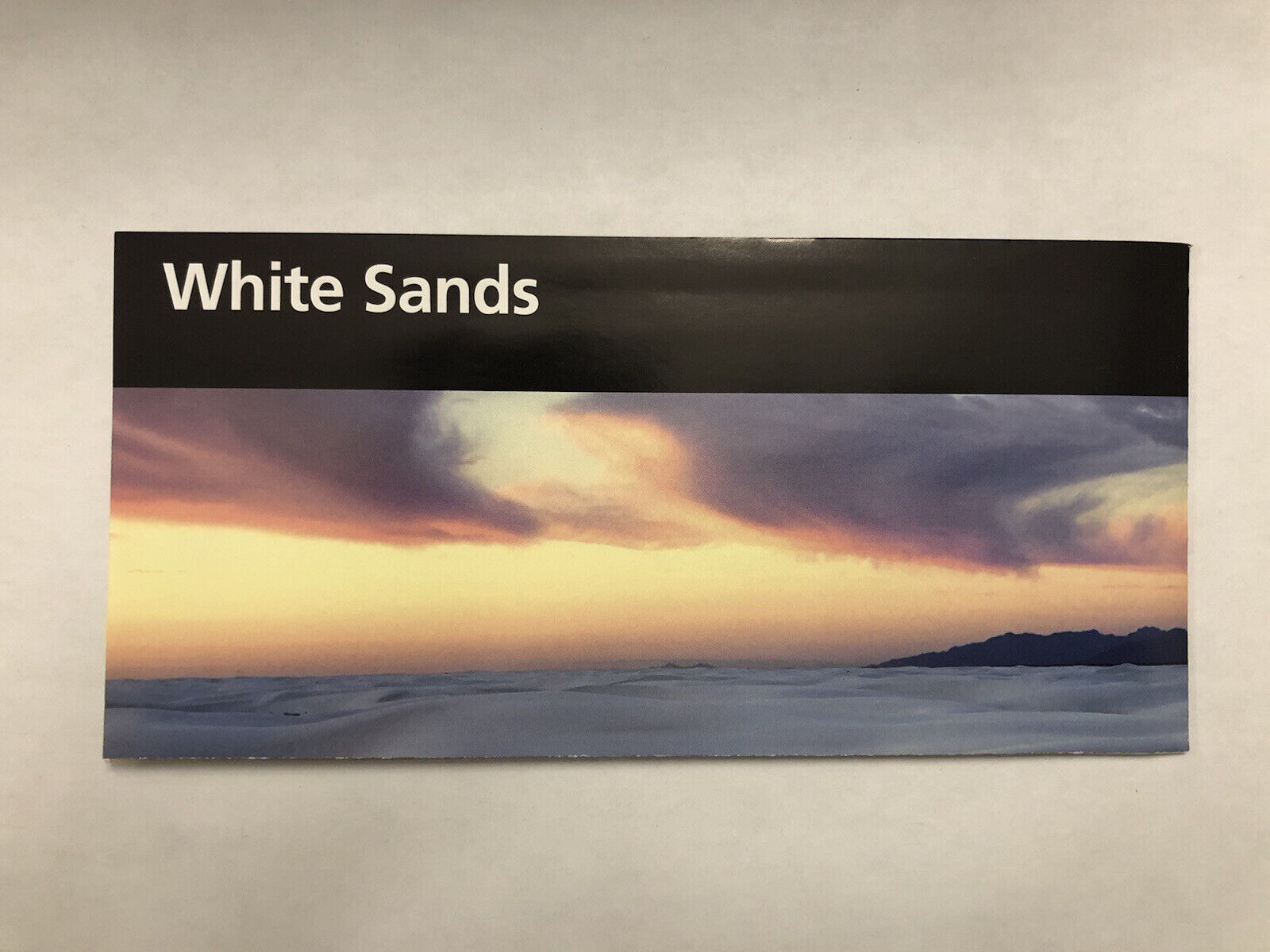 White Sands National Park Unigrid Brochure Map Newest Version New Mexico NEW