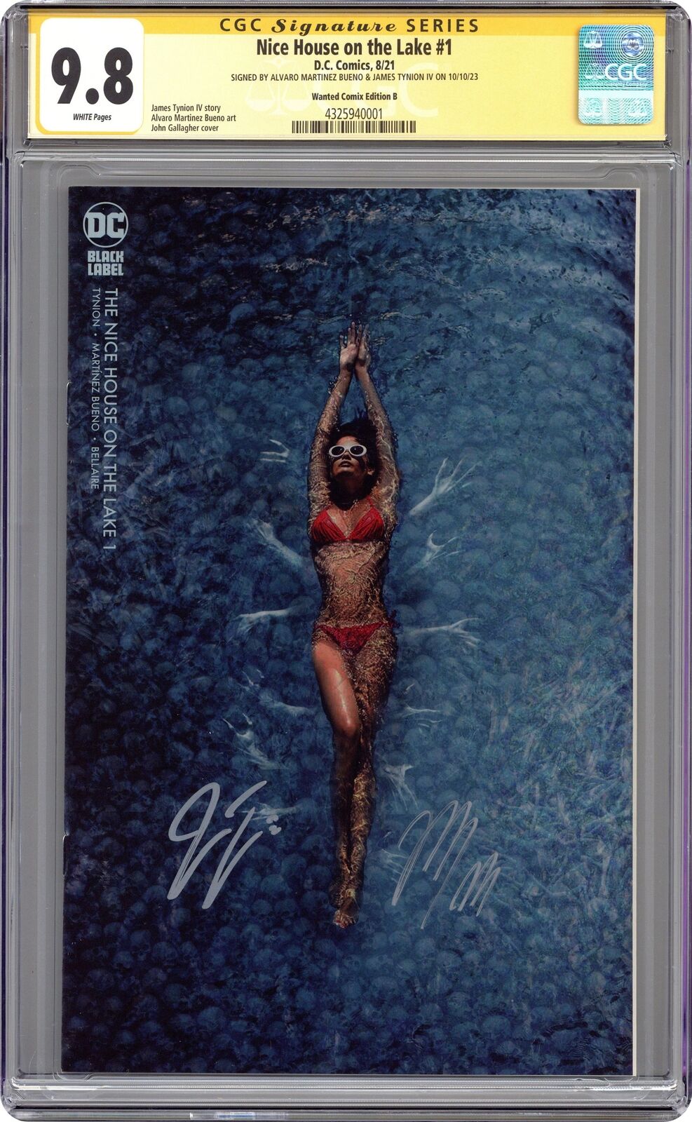 Nice House on the Lake #1 Gallagher Wanted Minimal CGC 9.8 SS 2021
