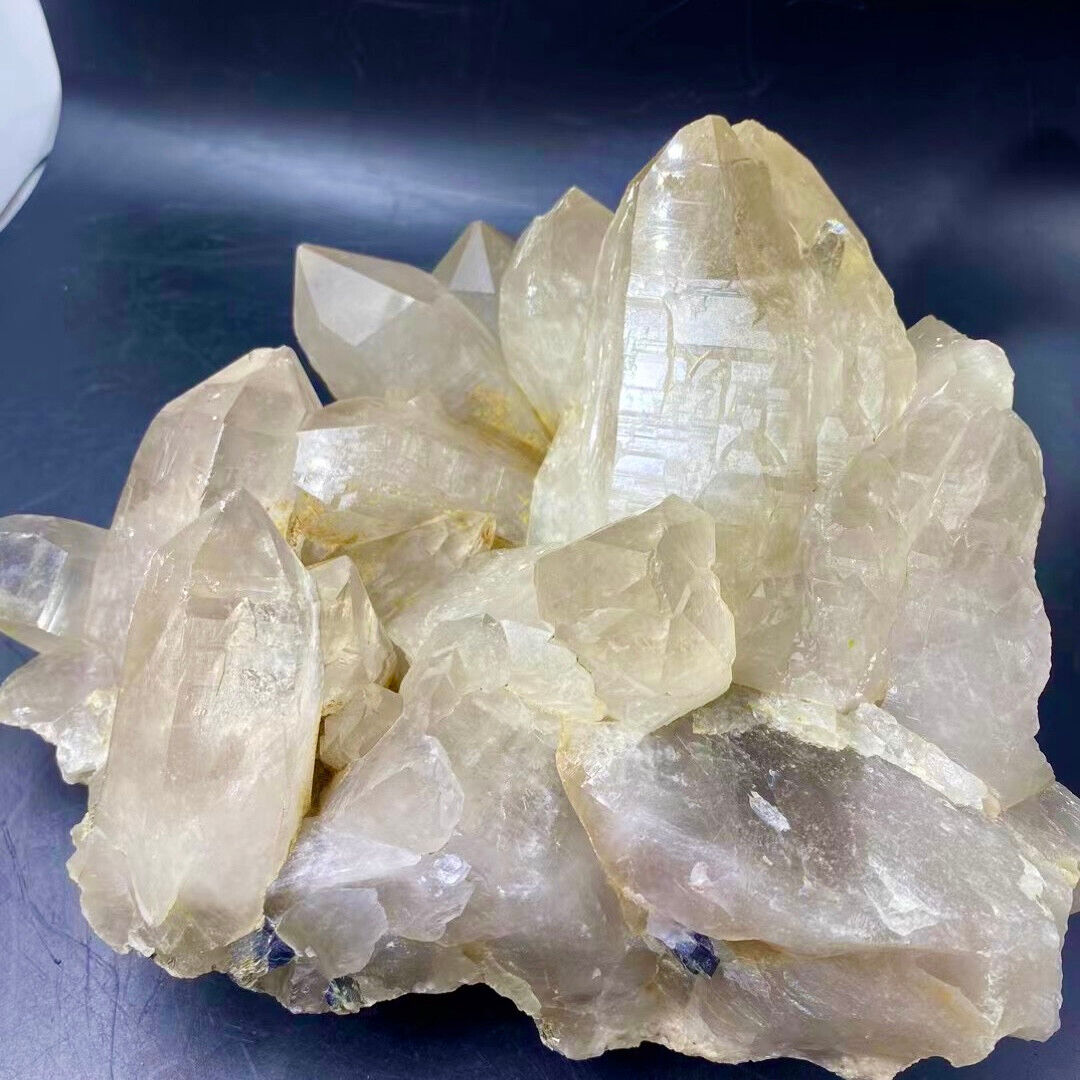 8LB Rare Herkimer diamond crystal gem tip/castle Backbone+Moving Water