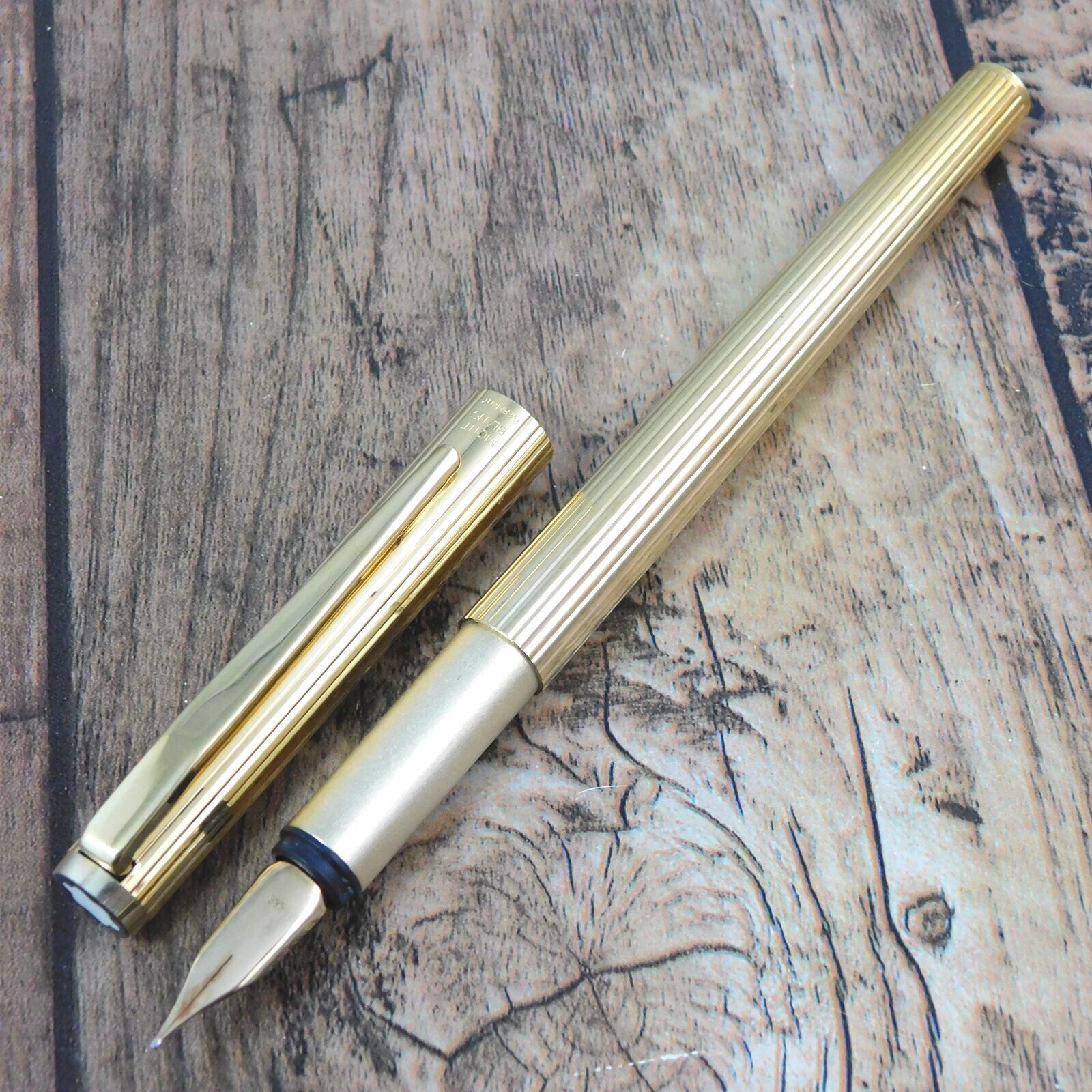 MONTBLANC NOBLESSE FOUNTAIN PEN VINTAGE GOLD GERMANY A174-1
