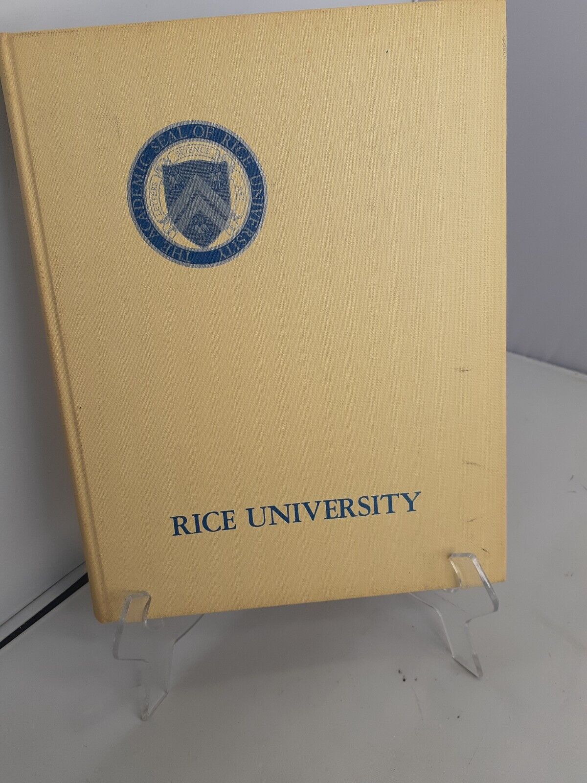 1975 College Yearbook Rice University Houston Texas Campanile Vintage