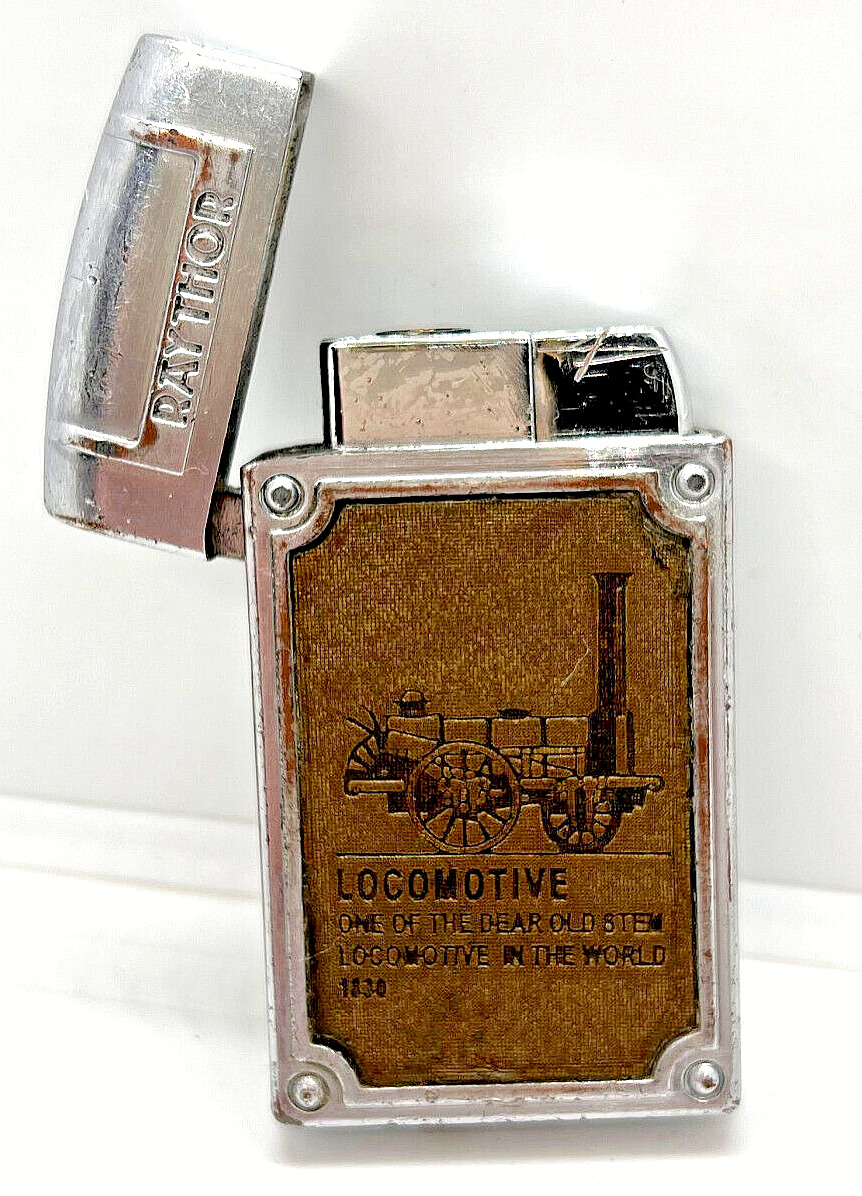 Vintage Locomotive Lighter Ussr Cigarette Soviet Russia Rare Gas Russian Petrol