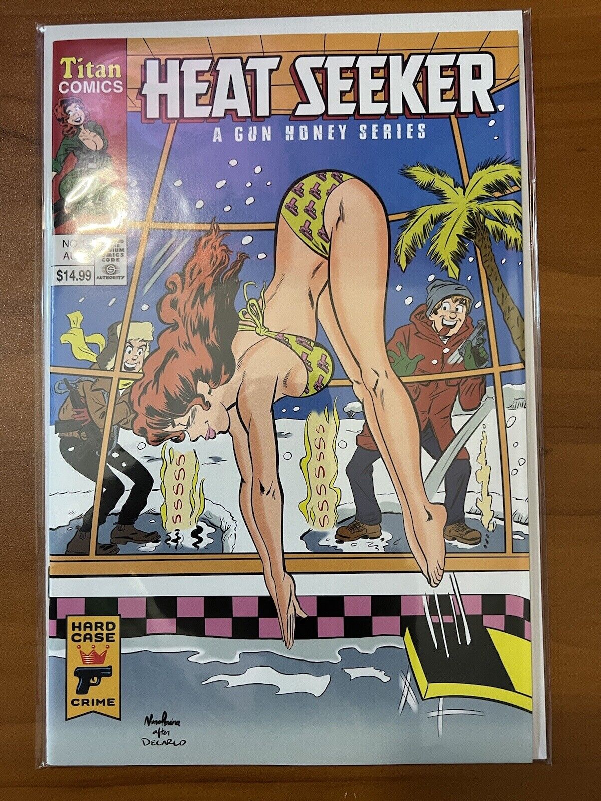 Gun Honey Heat Seeker Archie Veronica #28 Homage Bikini Cheryl Blossom Pool Dip