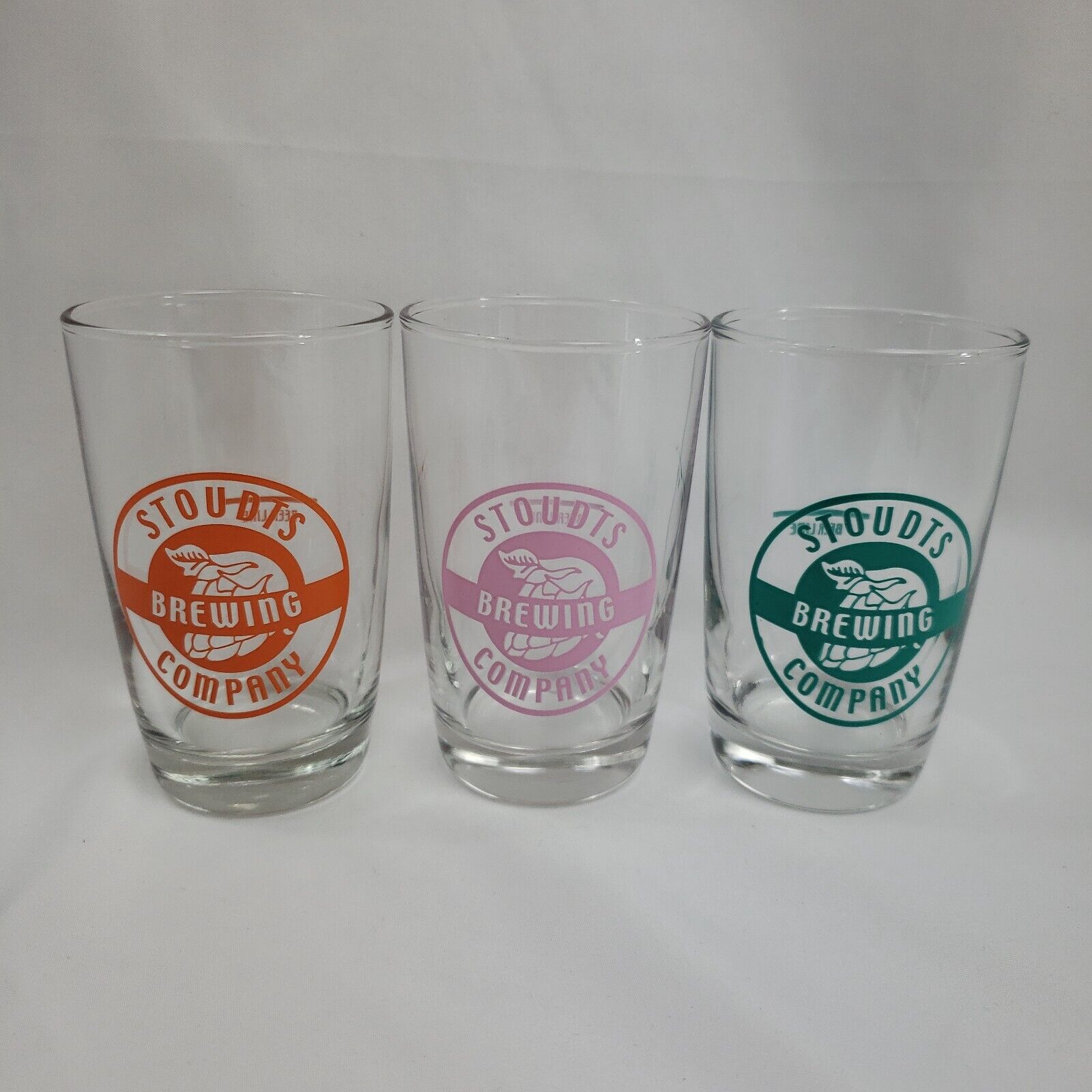 Stoudts Brewery 6 oz. Flight Glasses - Pink - Set of 6