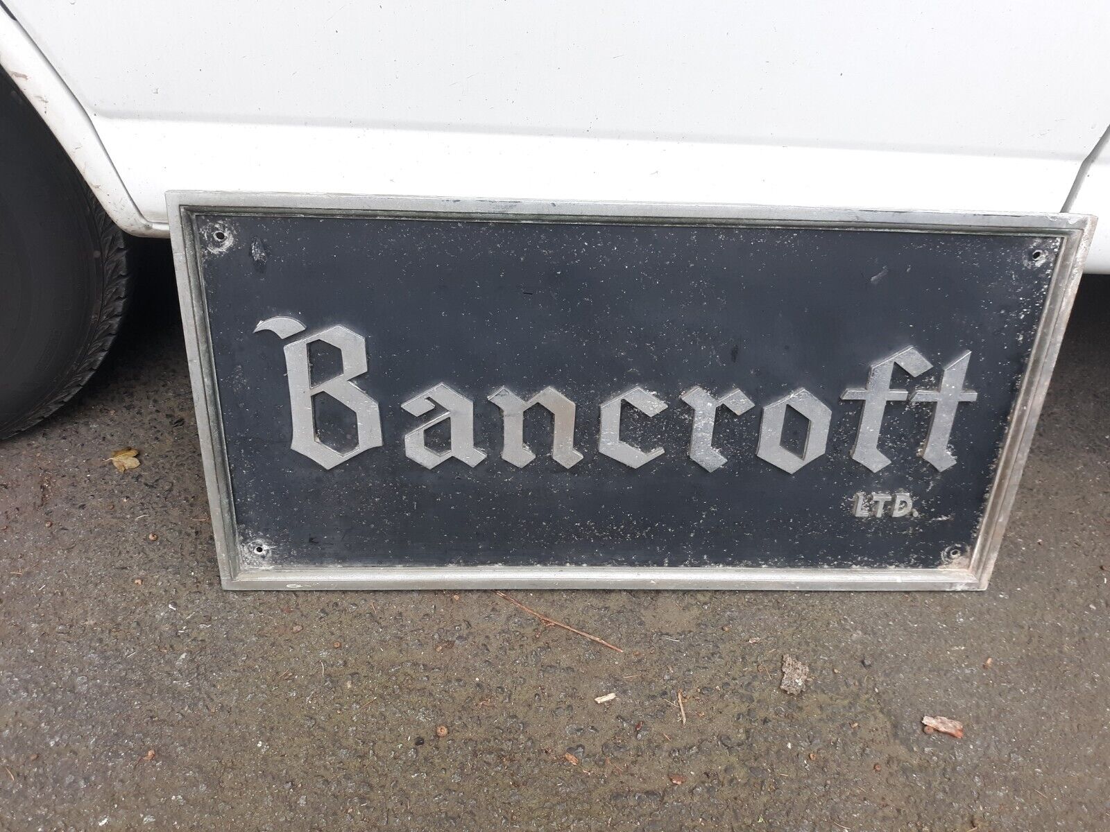 Vintage Metal Sign Bancroft Ltd.