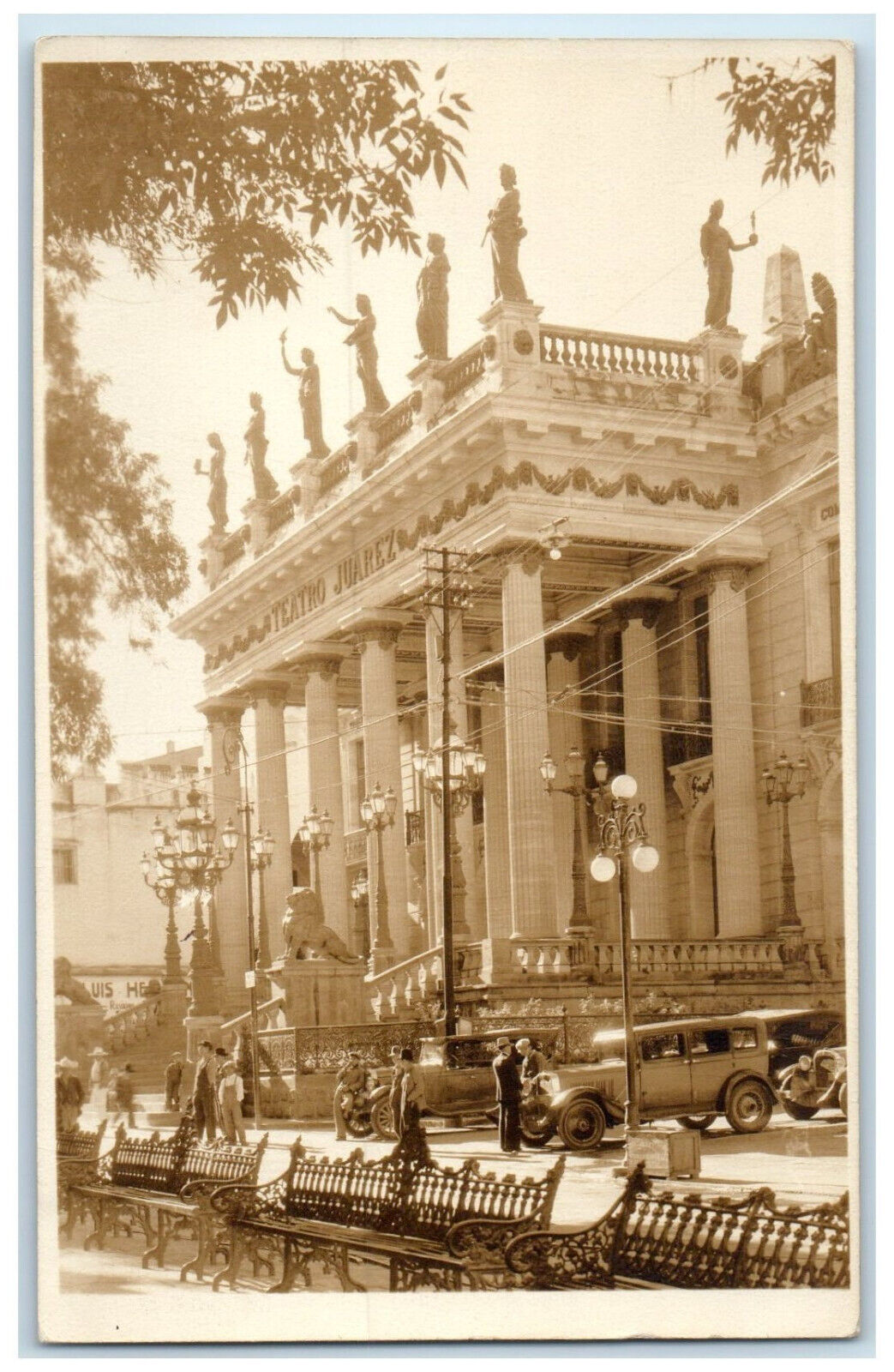c1940\'s Juarez Theatre Guanajuato Guanajuato Mexico RPPC Photo Postcard