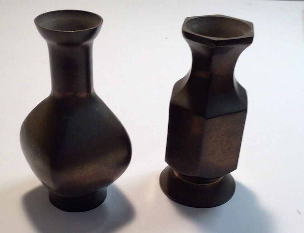 Brass Miniature Vases